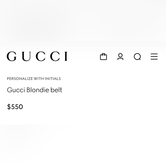 Gucci Blondie Belt w Gucci box, dust bag, and ribbon. Perfect gift! Size 32 - Picture 2 of 6